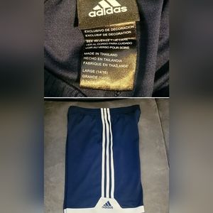 Adidas youth boys shorts large 14/16